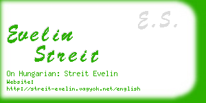 evelin streit business card